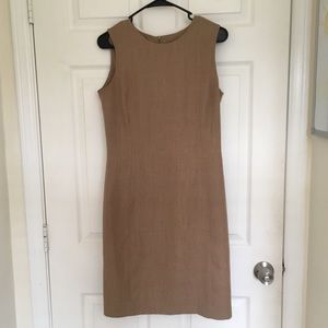 Pret A Porter Shift Dress Brown Made in Korea